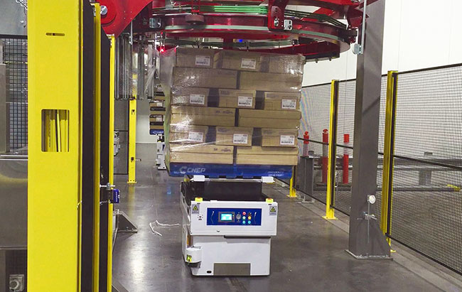 Driverless Industriële Mobiele Robots, Tunnel die AGV met het Opheffen van Platform opheffen