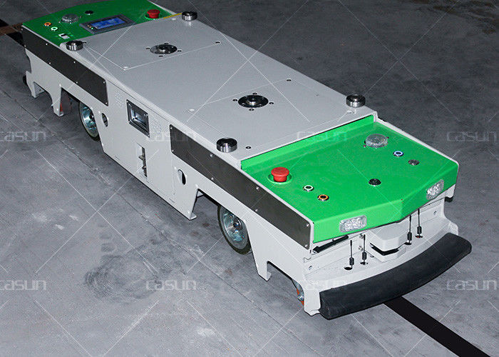 Material Handling AGV Unit Load Carriers Omni Direction Rail Guidance For Cold Sorting Center